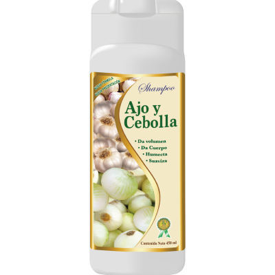 SHAMPOO DE AJO Y CEBOLLA