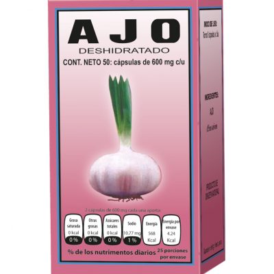 Cápsulas de Ajo deshidratado