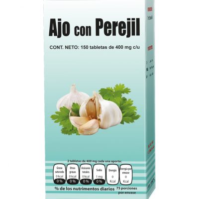 Ajo con Perejil 150 tabletas