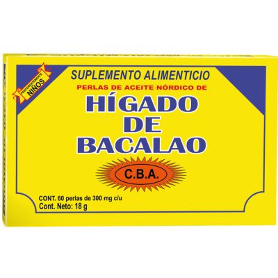 Perlas de aceite nórdico de Hígado de Bacalao (NIÑOS)