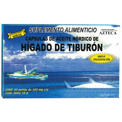 Perlas de aceite nórdico de Hígado de Tiburón (NIÑOS)